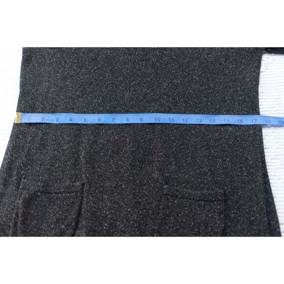 J. Jill Silk Blend Sweater Dress Gray Size Medium Fall Lagenlook Preppy So Soft - Picture 10 of 10